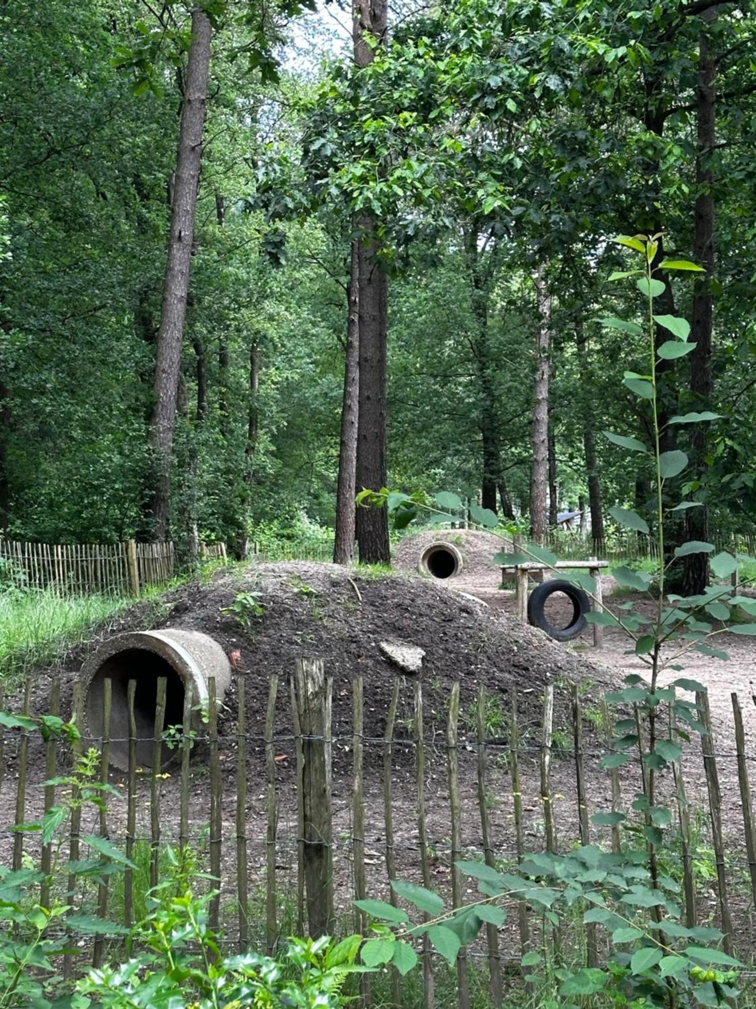 Dubbele Chalet Op Recreatiepark Topparken Op De Veluwe In Beekbergen Met Grote Vrije Tuin En Eigen Parkeerplaats Villa Dış mekan fotoğraf